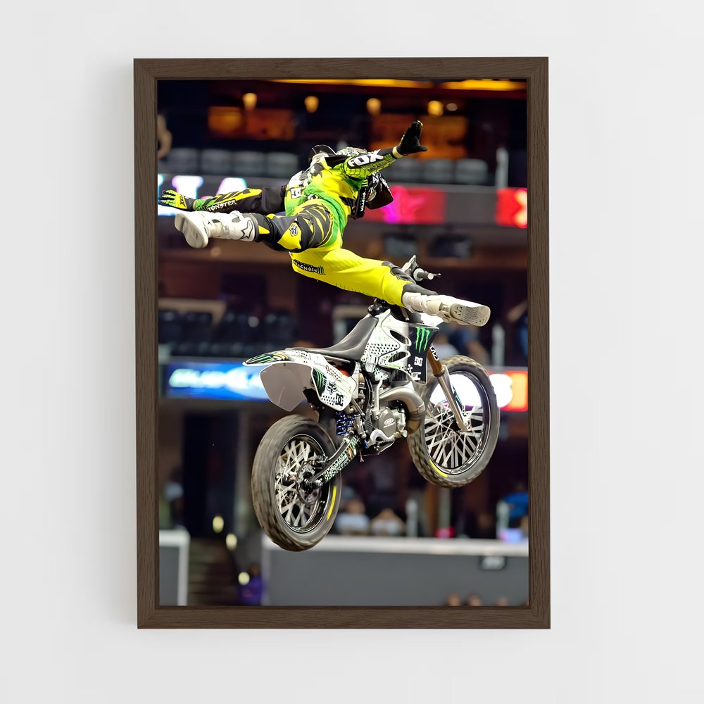 Poster Nitro Stunt – affiche Motocross freestyle (vue 5)